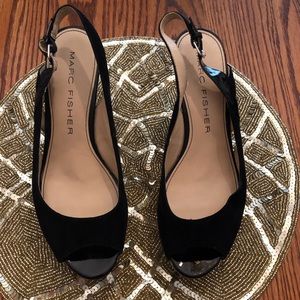 Marc Fisher Cork Wedge